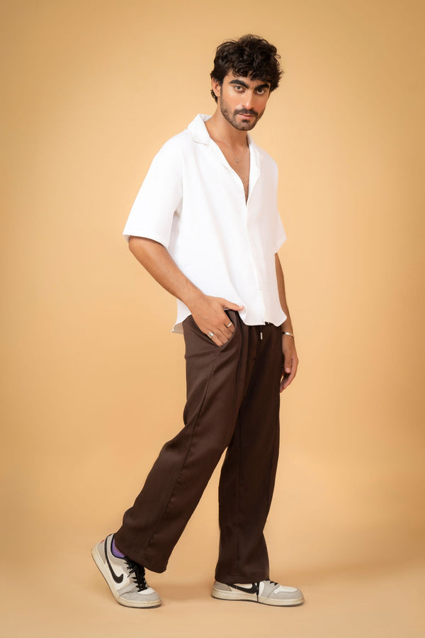 Jacquard Weave Casual Shirt